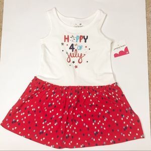 ⭐️Fourth of July girls toddler dress size 3T